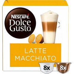 Latte Macchiato Dolce Gusto 16 Cápsulas de leche con toque a café