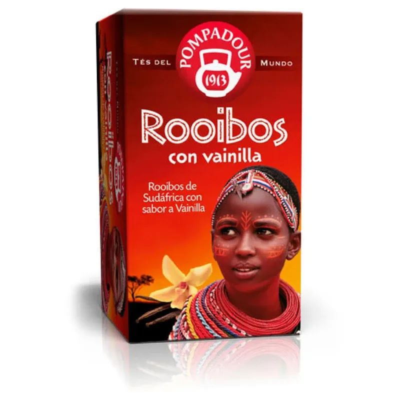 Rooibos con Vainilla Pompadour. 20 infusiones Rooibos con Vainilla Pompadour. 20 infusiones