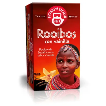Rooibos con Vainilla Pompadour. 20 infusiones Rooibos con Vainilla Pompadour. 20 infusiones