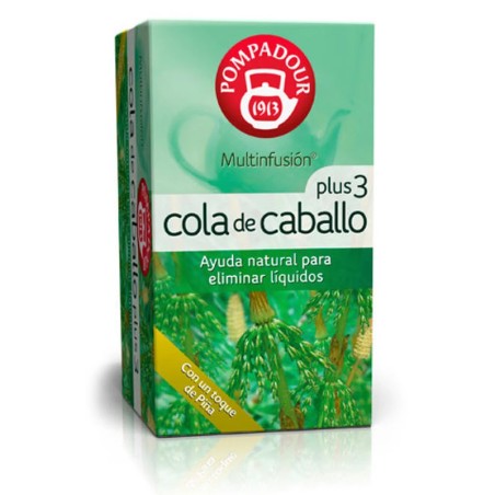 Cola de Caballo Plus 3, 20 infusiones Pompadour