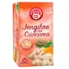 Jengibre con Cúrcuma, 20 infusiones de Pompadour