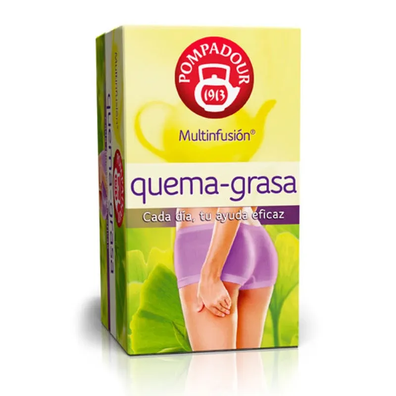 Quema grasa Pompadour Multifusión 25 infusiones Quema grasa Pompadour Multifusión 25 infusiones