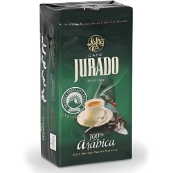 Arábica Café molido Jurado, Cafés del mundo. 250 gr.