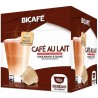 Café con leche Descafeinado  Bicafé, 16 cápsulas compatibles con Dolce Gusto