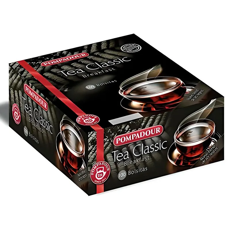 Té Classic Pompadour 100 Bolsitas Especial Hosteleria (Envueltas) Té Classic Pompadour 100 Bolsitas Especial Hosteleria (Envueltas)