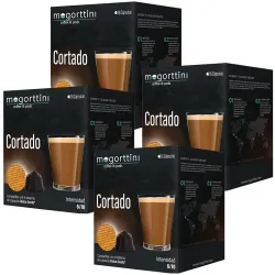 Cortado Mogorttini 4 cajas de 16 cápsulas compatibles Dolce Gusto