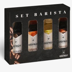Set Barita 4 botellas variadas de 20 ml  para acompañar el café