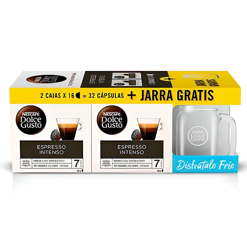 2 Espresso Intenso mas Jarra de regalo Dolce Gusto 2 Espresso Intenso mas Jarra de regalo Dolce Gusto