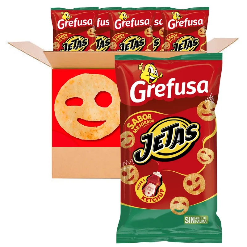 Jetas Ketchup 24 bolsas de 20 gramos de Grefusa
