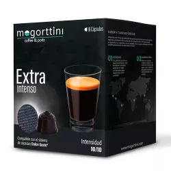 Extra Intenso 16 cápsulas Mogorttini compatible Dolce Gusto