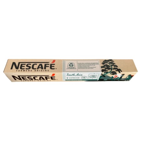South Asia Espresso Nescafé, 10 cápsulas Nespresso aluminio
