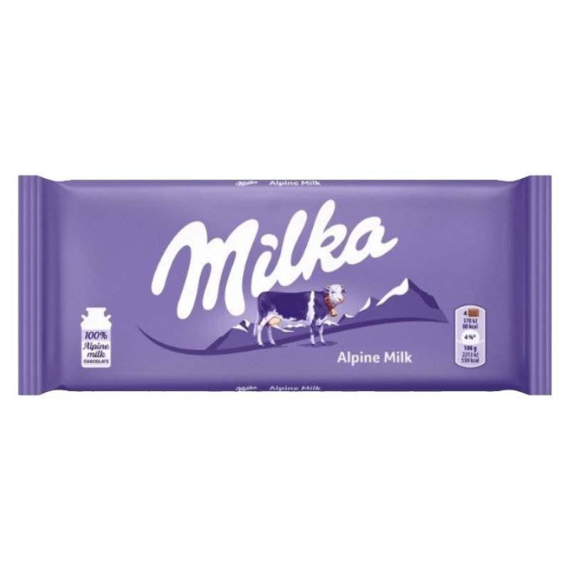 Milka Alpine Milk- Chocolate con leche alpina 125 g