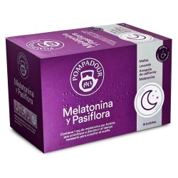Infusión con Melatonina y Pasiflora. 15 bolsitas Pompadour