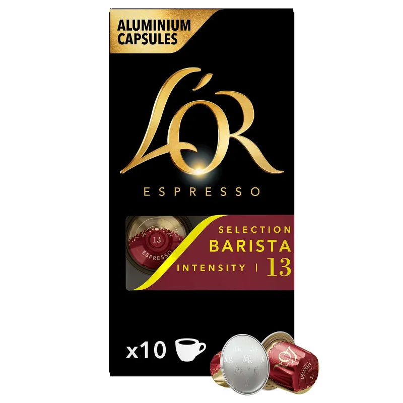 L'OR Origen Barista 10 cápsulas aluminio compatibles NESPRESSO