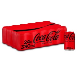 Coca-Cola Zero lata pack 24x33cl