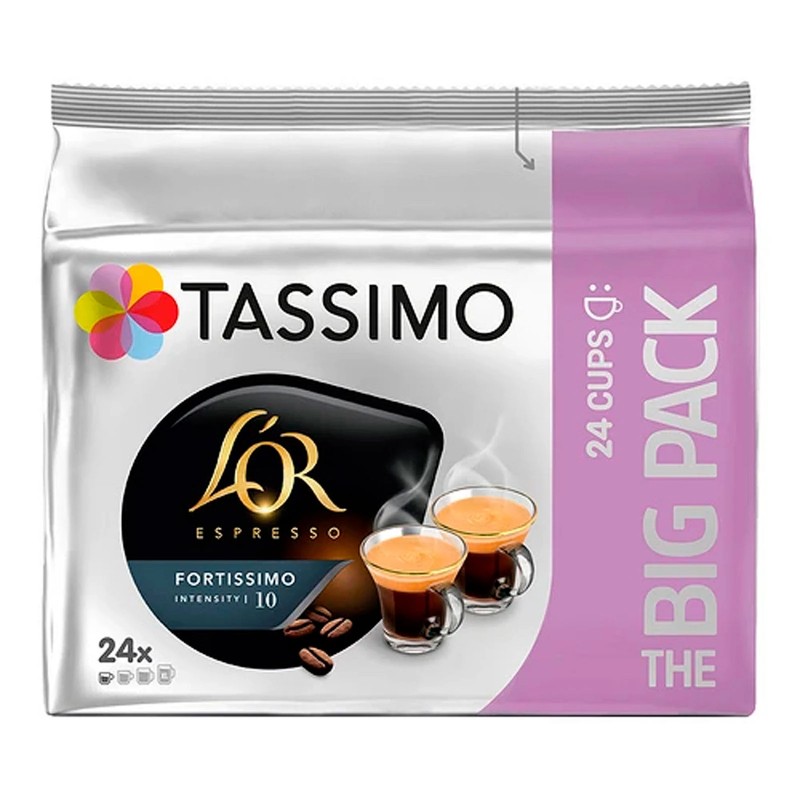 Fortissimo Tassimo Intensidad 10 L'OR 24 capsulas de café