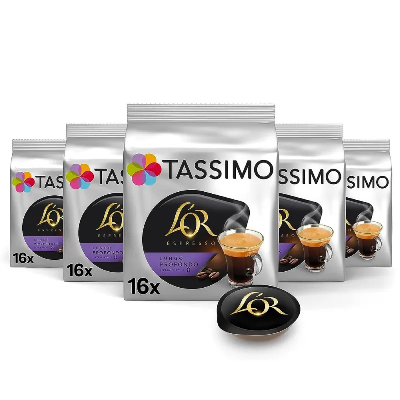 Tassimo Lungo Profondo 16 servicios Intensidad 8.