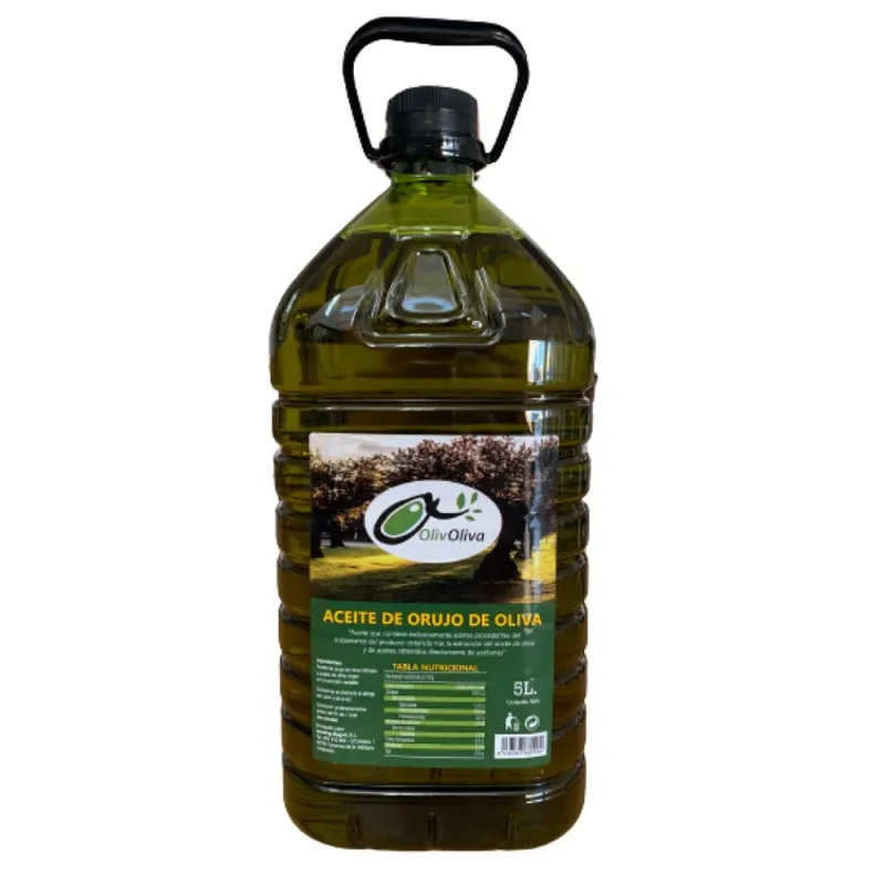 Aceite de Oliva Suave 5 Litros - MARZOLIVA - Origen ESPAÑA - Aceite de Oliva  Sansa / Orujo