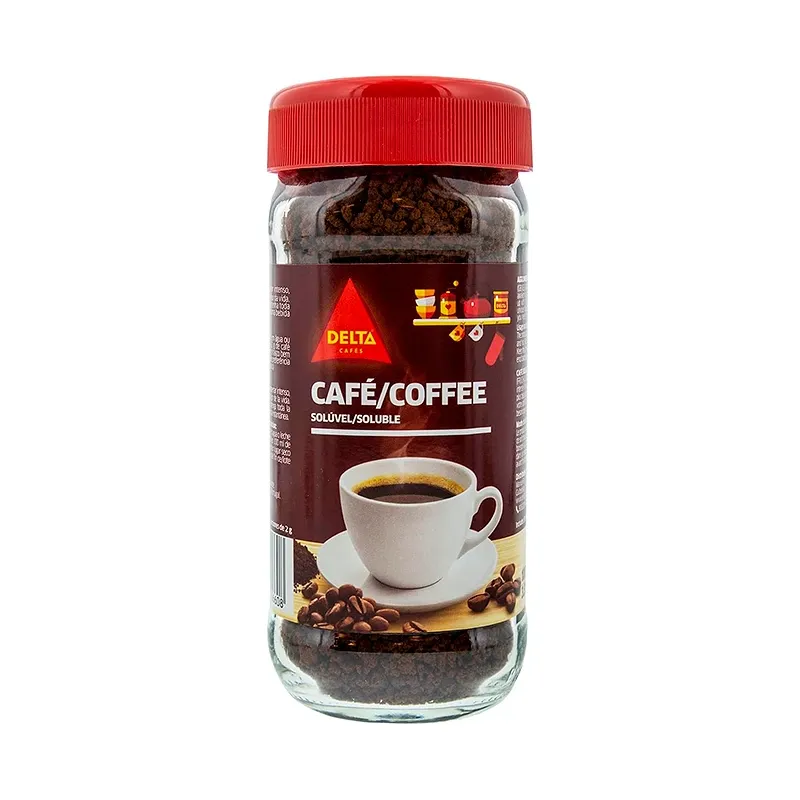 Delta Café Soluble 100g con cafeína Tueste Natural Delta Café Soluble 100g con cafeína Tueste Natural