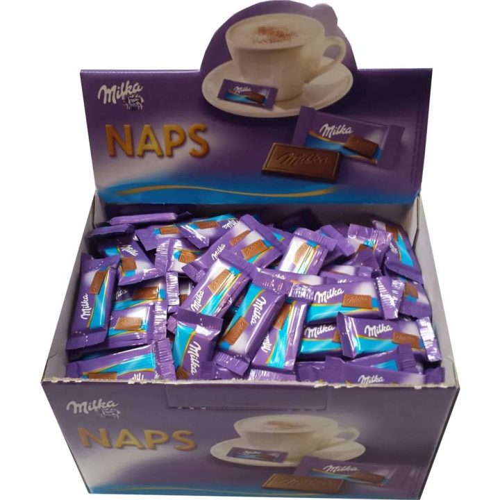 Milka Naps Leche - 1702g de chocolatinas para el café