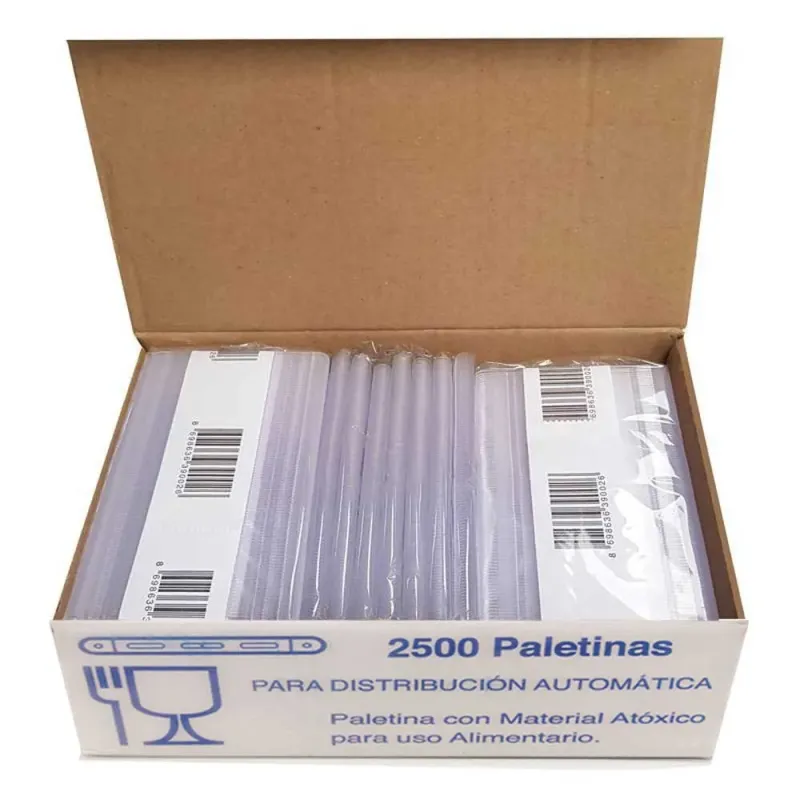 caja 2500 Paletinas plástico 90 mm. Automática caja 2500 Paletinas plástico 90 mm. Automática