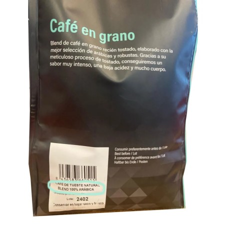 etiqueta Selección de arábicas  Mogorttini espresso  calidad superior en bolsa de un kilo
