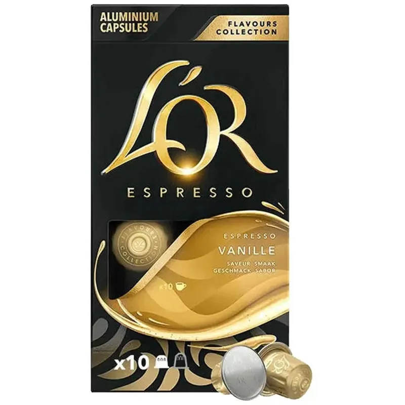 Lor Flavours Vainilla , 10 capsulas compatibles con Nespresso Lor Flavours Vainilla , 10 capsulas compatibles con Nespresso