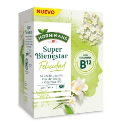 Hornimans Super Bienestar Felicidad con vitamina B12  15 bolsitas.