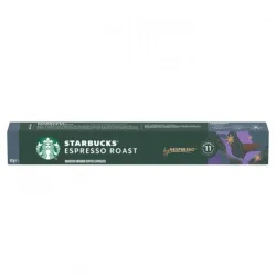 Dark Espresso Roast 10 cápsulas Nespresso Starbucks