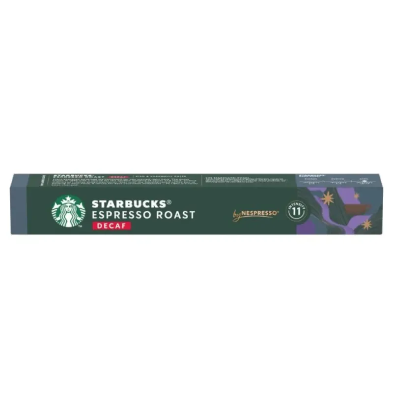 Espresso Roast Descafeinado 10 cápsulas Nespresso Starbucks Espresso Roast Descafeinado 10 cápsulas Nespresso Starbucks