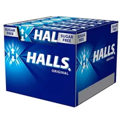 Halls Original Mentol y Eucalipto caja de caramelos 20 sticks d