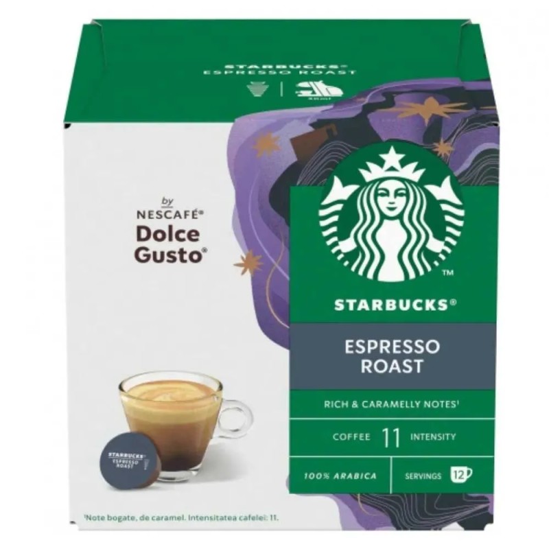 nuevo Espresso Roast Starbucks, Dolce Gusto compatible 12  Servicios