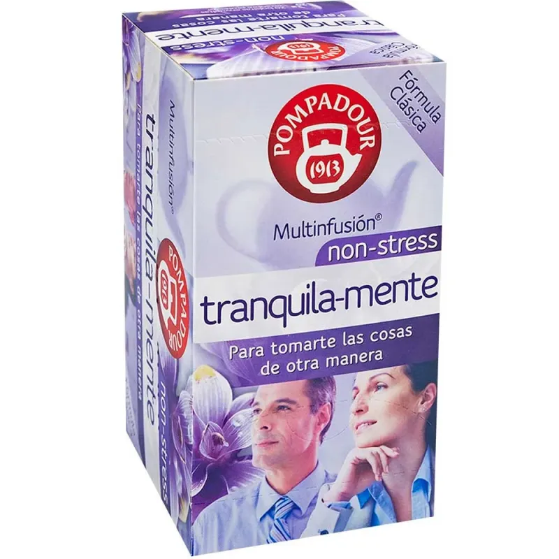 Tranquila-mente Pompadour Non Stress Plus 20 infusiones