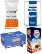 Leche freca, en polvo, condensada, de soja, granulada para el vending