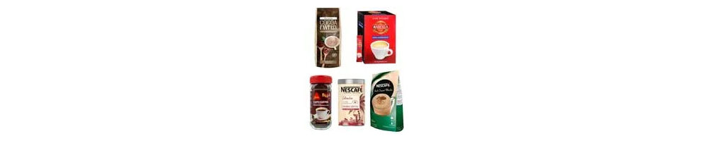 Café Soluble chocolates cappuccinos y productos liofilizados