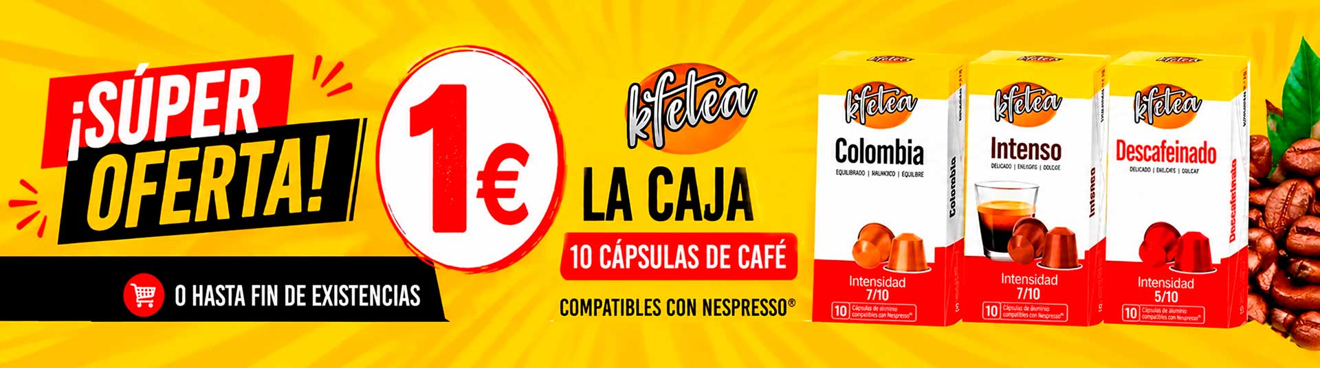 Kfetea: cápsulas compatibles Nespresso de cuerpo intenso